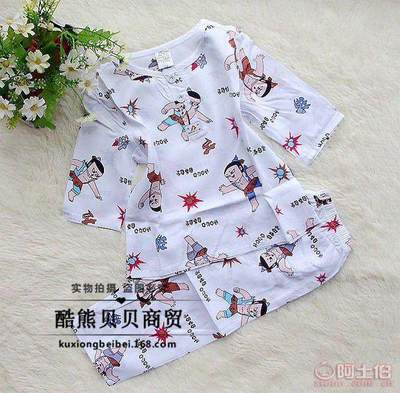 舒适与时尚兼备 酷熊贝贝春夏季儿童丝棉绸睡衣套装深度评测
